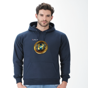 ILXLY x Herum Coin Unisex Hoodie - Navy Blue