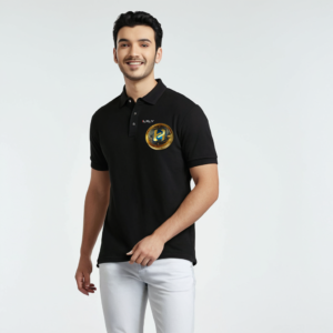 ILXLY x Herum Coin Men's Black Polo Shirt